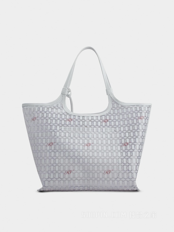 Grand Vivier PVC中号手袋 白色
