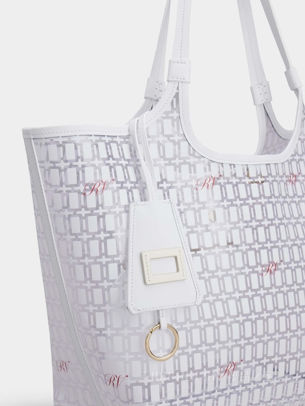 Grand Vivier PVC中号手袋 白色