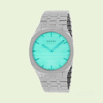 Gucci 25H系列腕表，38毫米 精钢