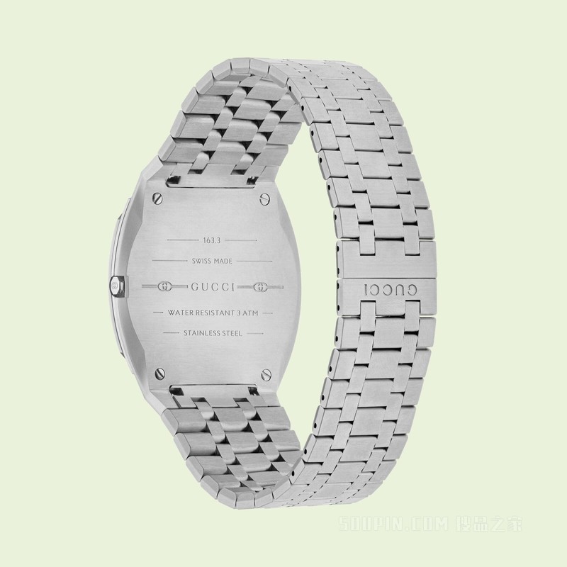 Gucci 25H系列腕表，38毫米 精钢