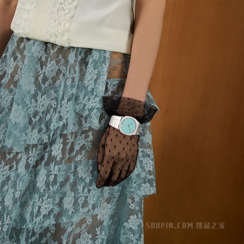 Gucci 25H系列腕表，38毫米 精钢