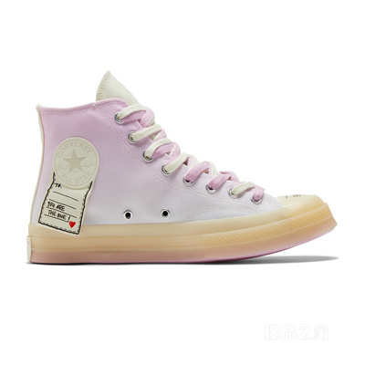 【男女同款】Chuck 70七夕高帮渐变运动鞋 中性 粉色
