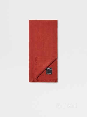 红色 Oasi Cashmere 围巾
