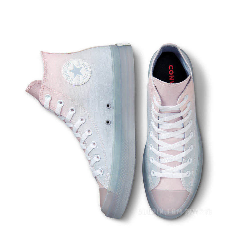 【男女同款】All Star CX时尚渐变色帆布鞋 中性 灰色