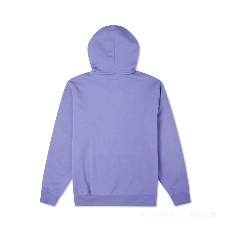 【男子】时尚百搭加绒连帽卫衣 男款 紫色
