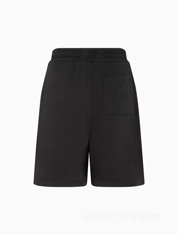 Calvin Klein 22春夏新款男女情侣中性LOGO织带印花抽绳短裤J400204