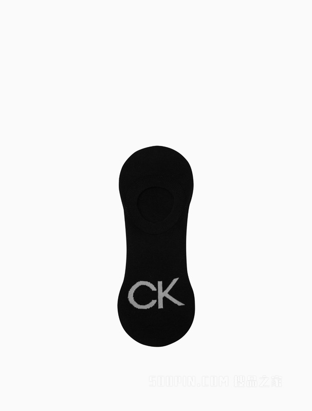 Calvin Klein 22春季男两双装深口LOGO提花船袜CKP32848