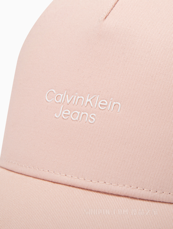 Calvin Klein 22春夏女士休闲纯棉简约LOGO双环调节扣棒球帽K609383