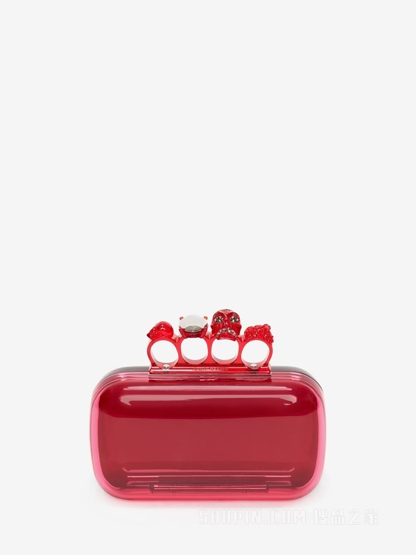 Skull Four Ring手拿包