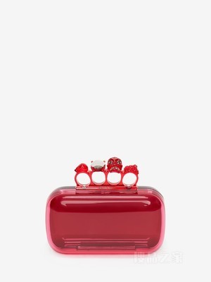 Skull Four Ring手拿包