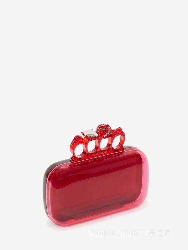 Skull Four Ring手拿包