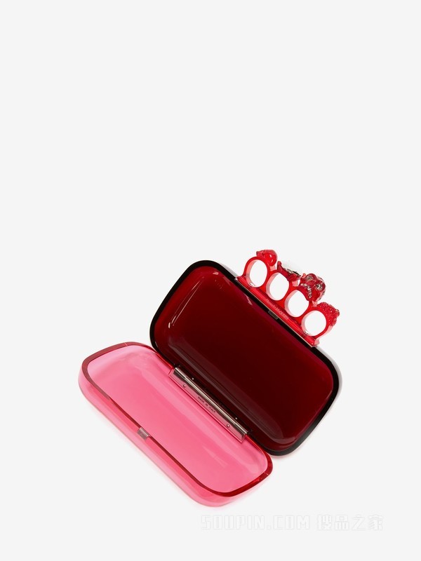 Skull Four Ring手拿包