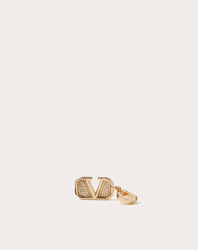 VLOGO SIGNATURE - CHEZ MAISON VALENTINO金属和施华洛世奇® 仿水晶挂饰