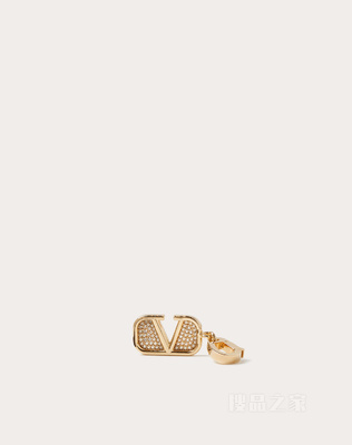 VLOGO SIGNATURE - CHEZ MAISON VALENTINO金属和施华洛世奇® 仿水晶挂饰
