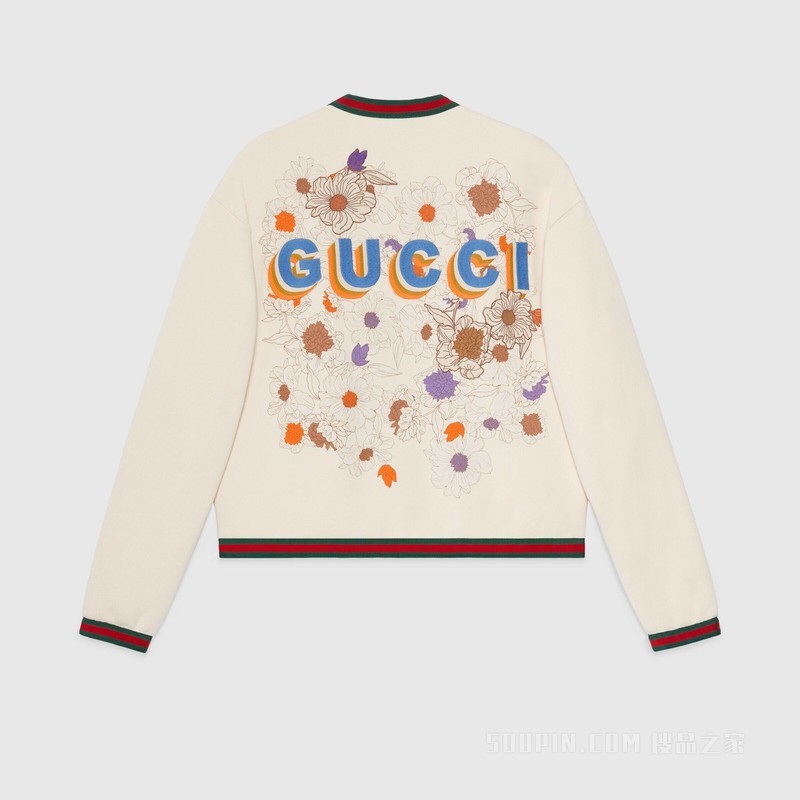 Gucci Lovelight系列棉质开衫 米白色