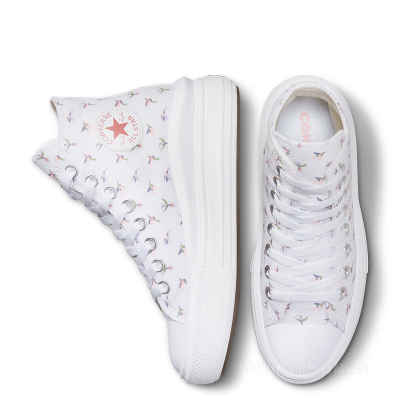 【儿童】All Star Move轻便高帮童鞋 童款 白色
