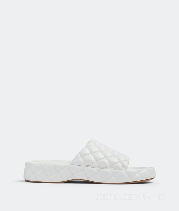 PADDED平底凉鞋