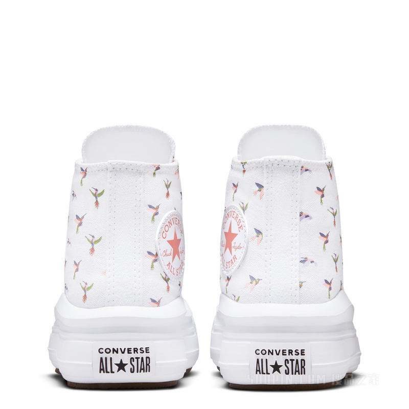 【小童】All Star Move轻便厚底童鞋 童款 白色