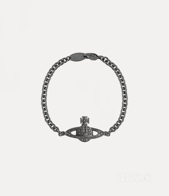 Man. Mini Bas Relief Chain Bracelet