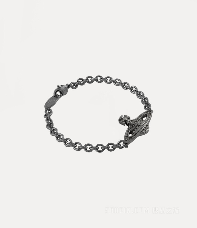 Man. Mini Bas Relief Chain Bracelet
