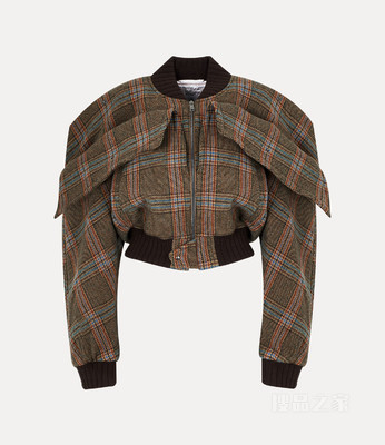 Vivienne Westwood】Memphis Cropped Bomber 1304000FW00MHD406
