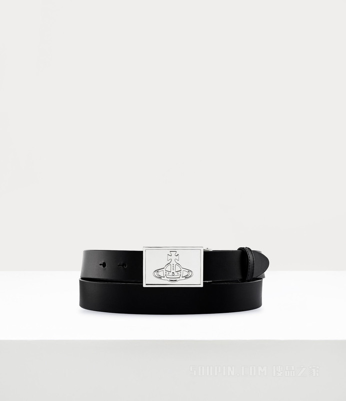 Line Orb Square Buckle Belt