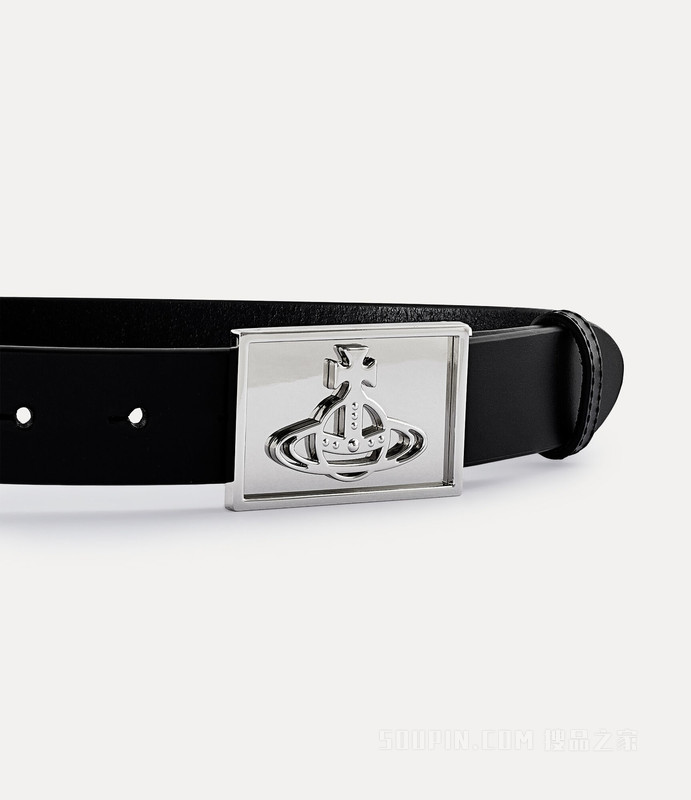 Line Orb Square Buckle Belt