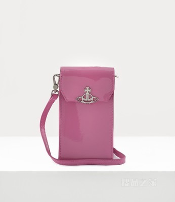 Shiny Patent Phone Bag