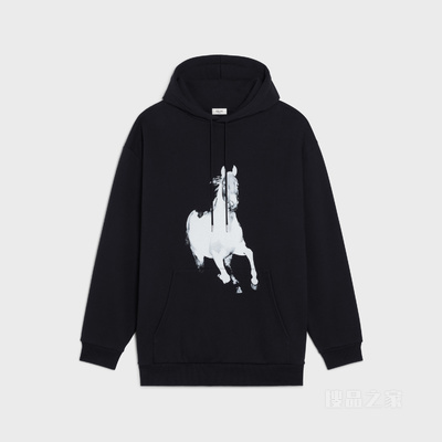HORSE棉质抓绒超大连帽衫 24623
