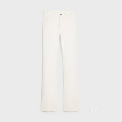 DYLAN OPTIC WHITE水洗色喇叭牛仔裤 26495