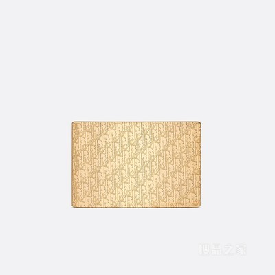 腰带扣 35 毫米金色饰面黄铜 Dior Oblique 图案