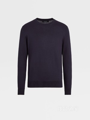 Premium 棉质针织圆领运动衫