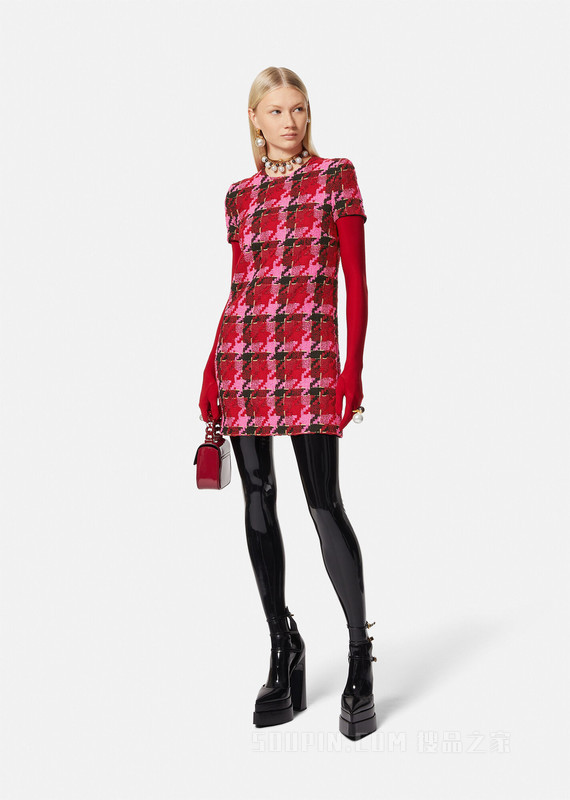 粗花呢Mini连衣裙