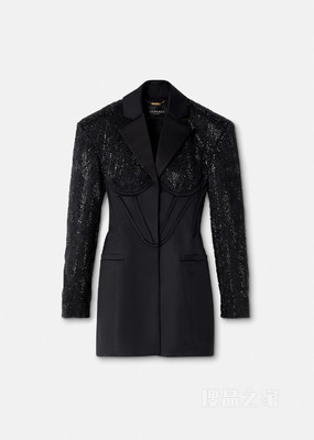 Barocco装饰束腰西装外套