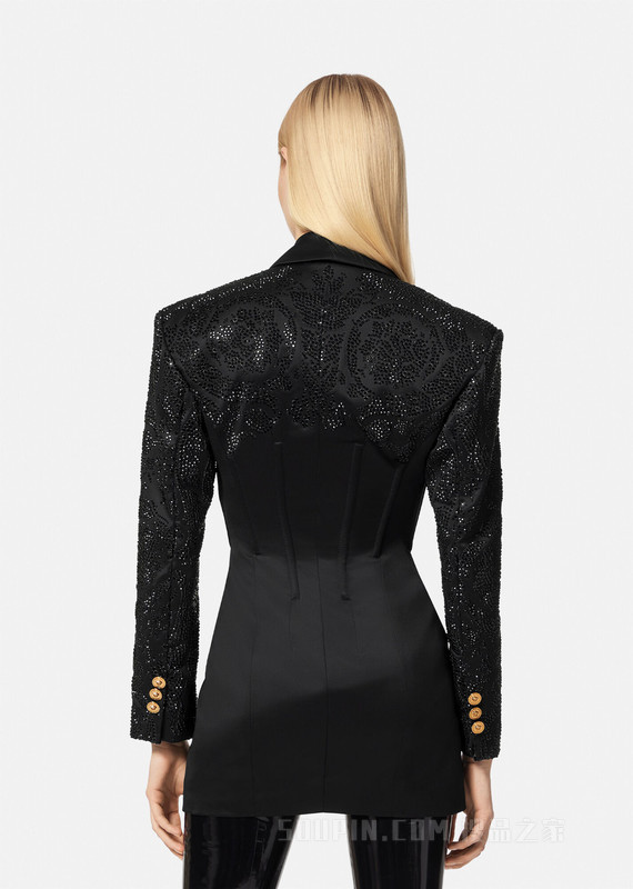 Barocco装饰束腰西装外套