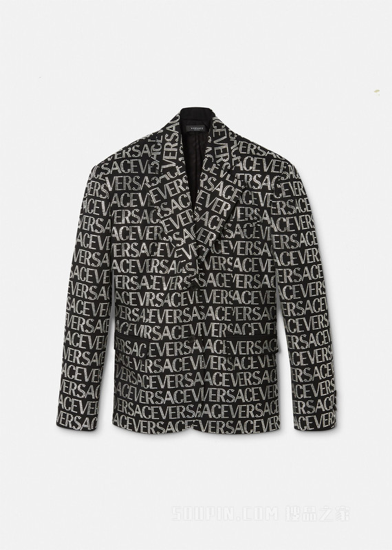 水晶Logo西装外套