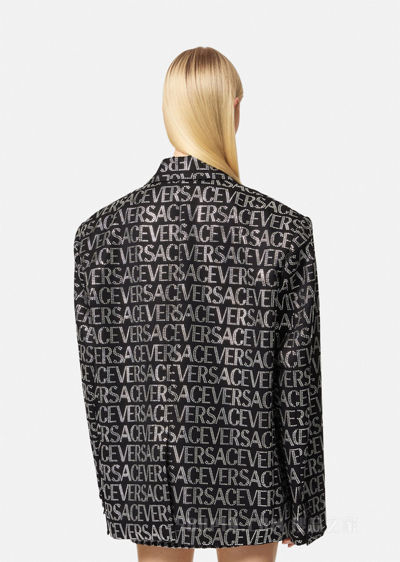 水晶Logo西装外套