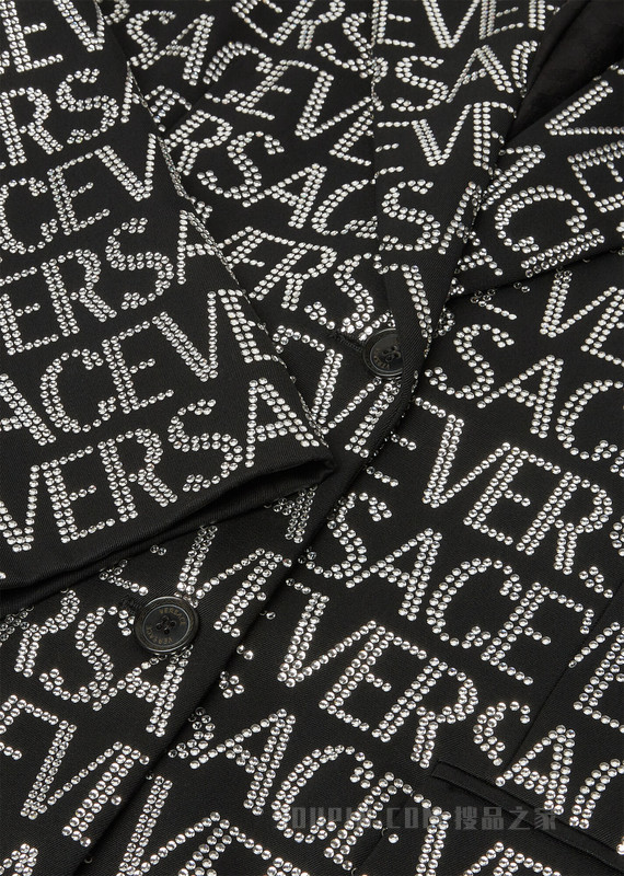 水晶Logo西装外套