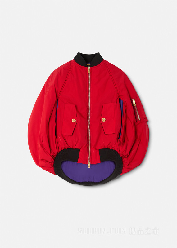 茧型飞行员羽绒夹克