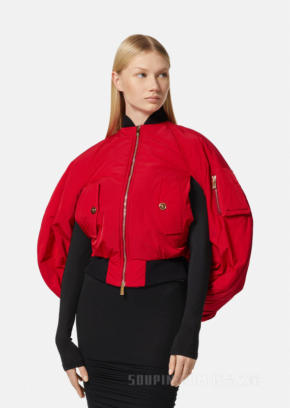 茧型飞行员羽绒夹克