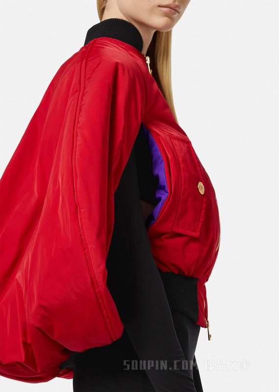 茧型飞行员羽绒夹克