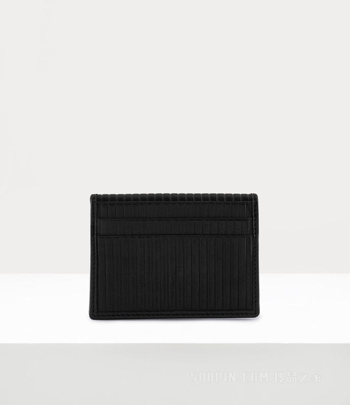 Ribbed Man Card Holder