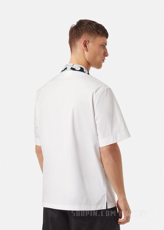 Silver Baroque Logo衬衫