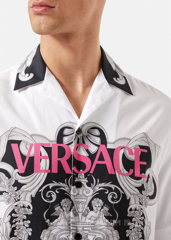 Silver Baroque Logo衬衫