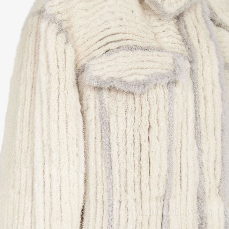 夹克 白色貂皮必选夹克