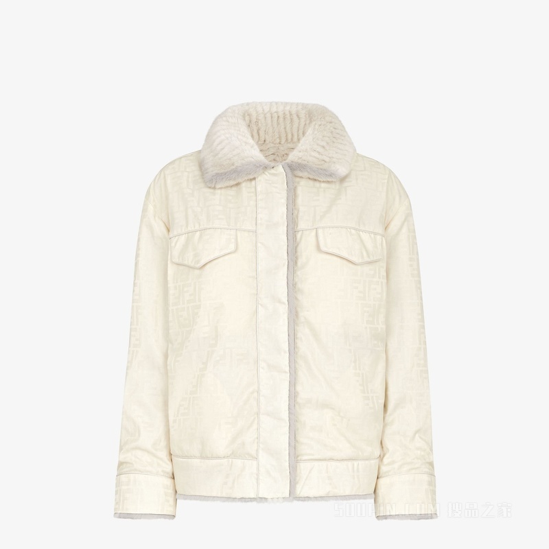 夹克 白色貂皮必选夹克