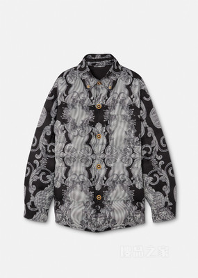 Silver Baroque束腰羽绒夹克