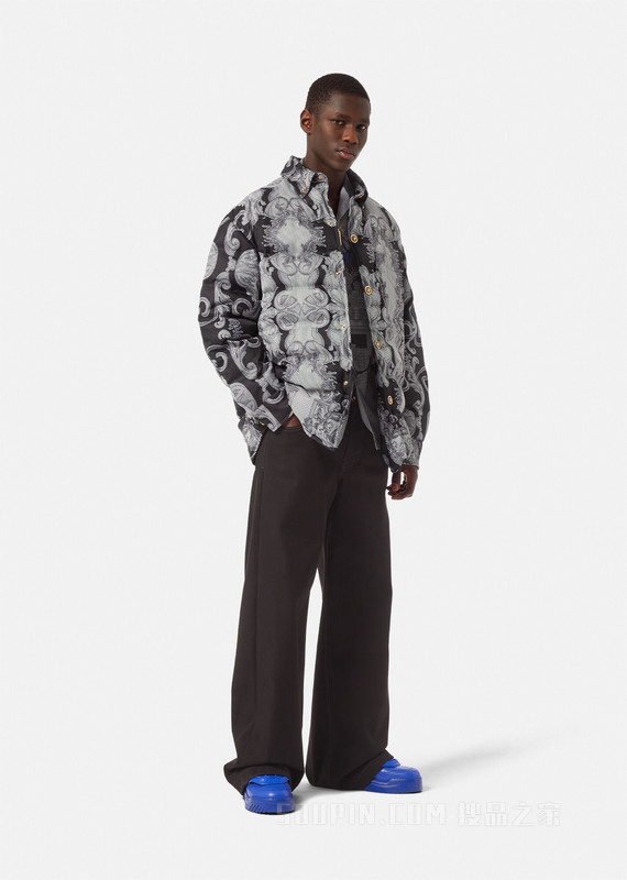 Silver Baroque束腰羽绒夹克