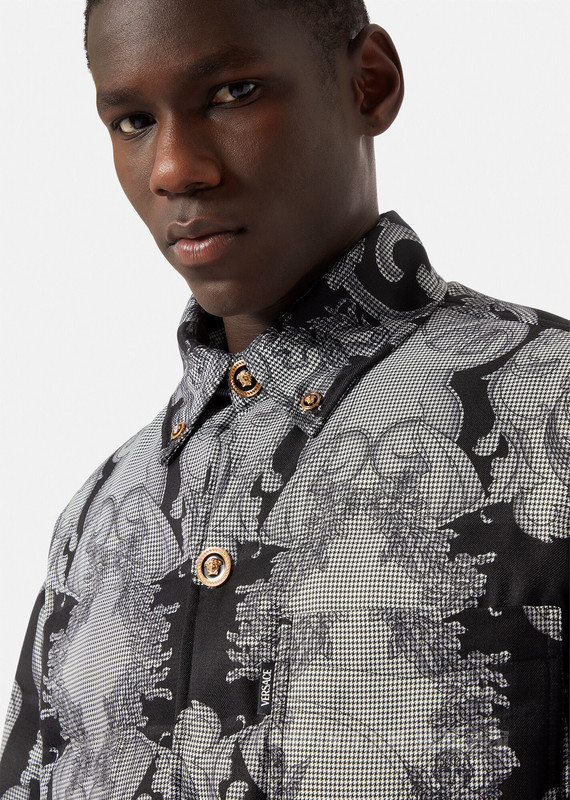 Silver Baroque束腰羽绒夹克