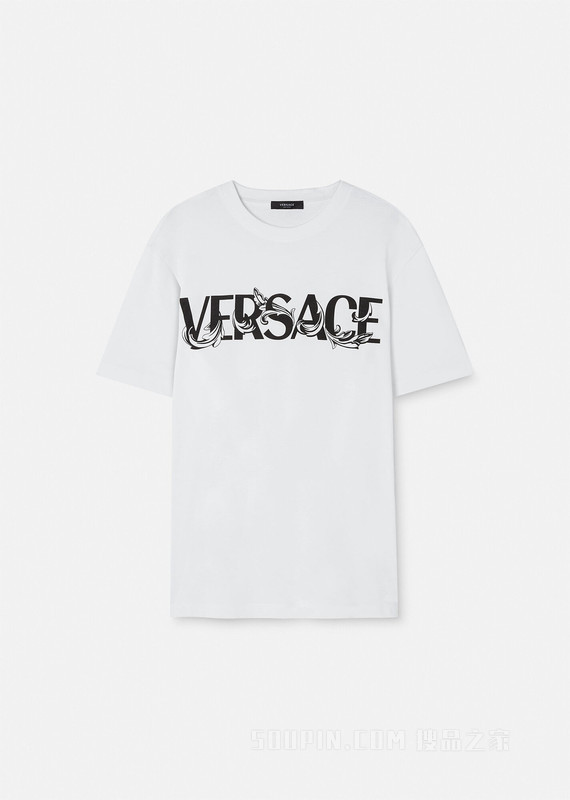Barocco Silhouette Logo T恤